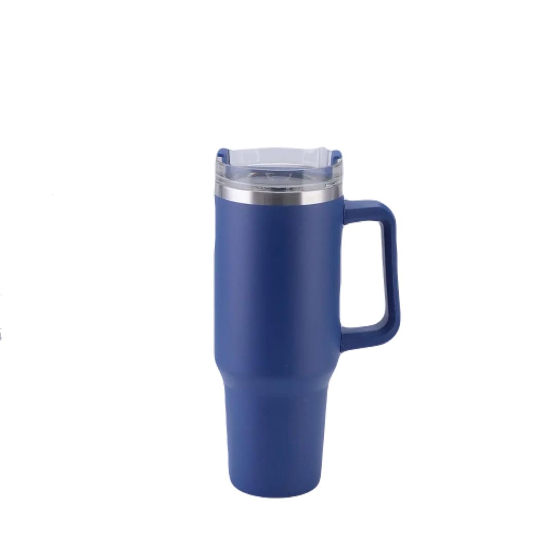 Copo Térmico Gigante 1200ml Azul Escuro - Aço Inoxidável Premium