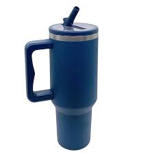 Copo Térmico Gigante 1200ml Azul Escuro - Aço Inoxidável Premium