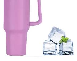 Copo Térmico Gigante 1200ml Lilás - Aço Inoxidável Premium