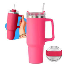 Copo Térmico Gigante 1200ml Rosa Claro - Aço Inoxidável Premium